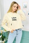 148718 Baskili Ic Polarli Sweatshirt
